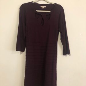 Maroon Sweater Dress